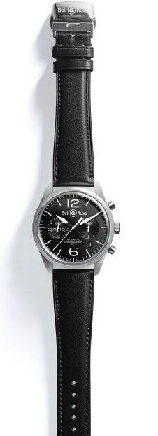 Bell & Ross Vintage BR 126 Original Black Steel BRV126-BL-ST/SCA replica watch
